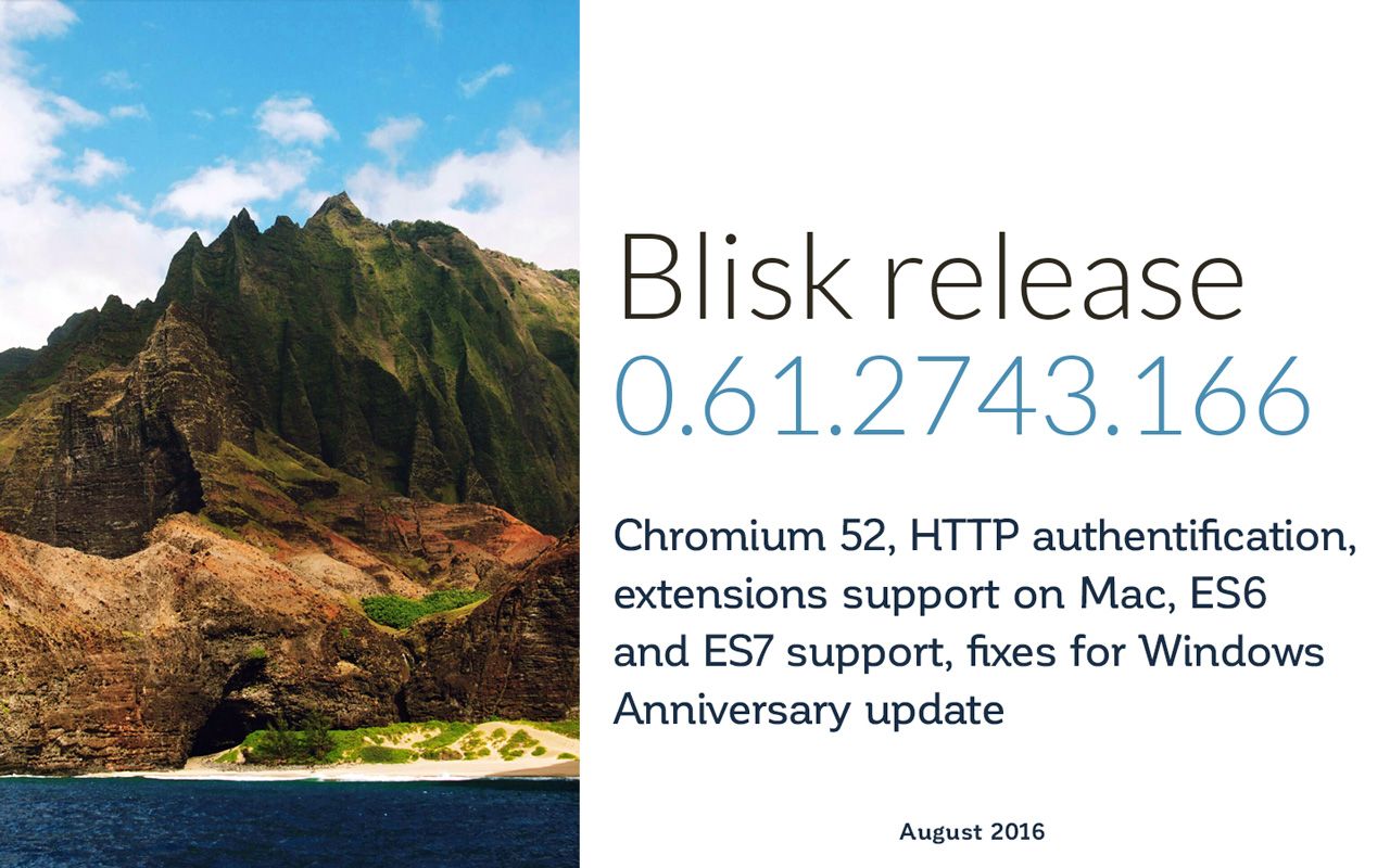 Blisk release 0.61.2743.166