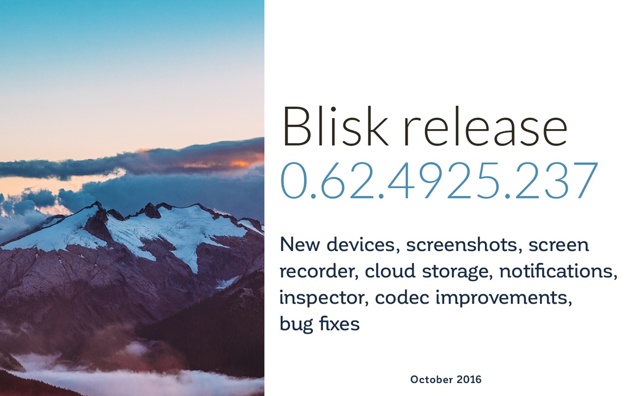 Blisk release 0.62.4925.237