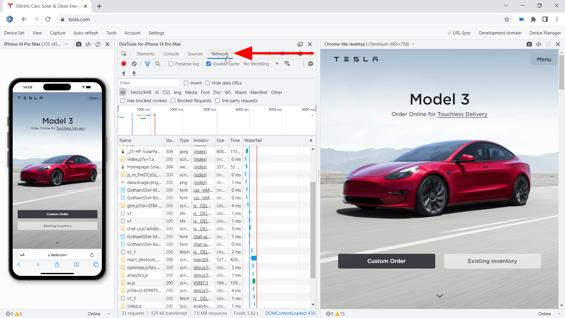 Performance test on iPhone 14-series