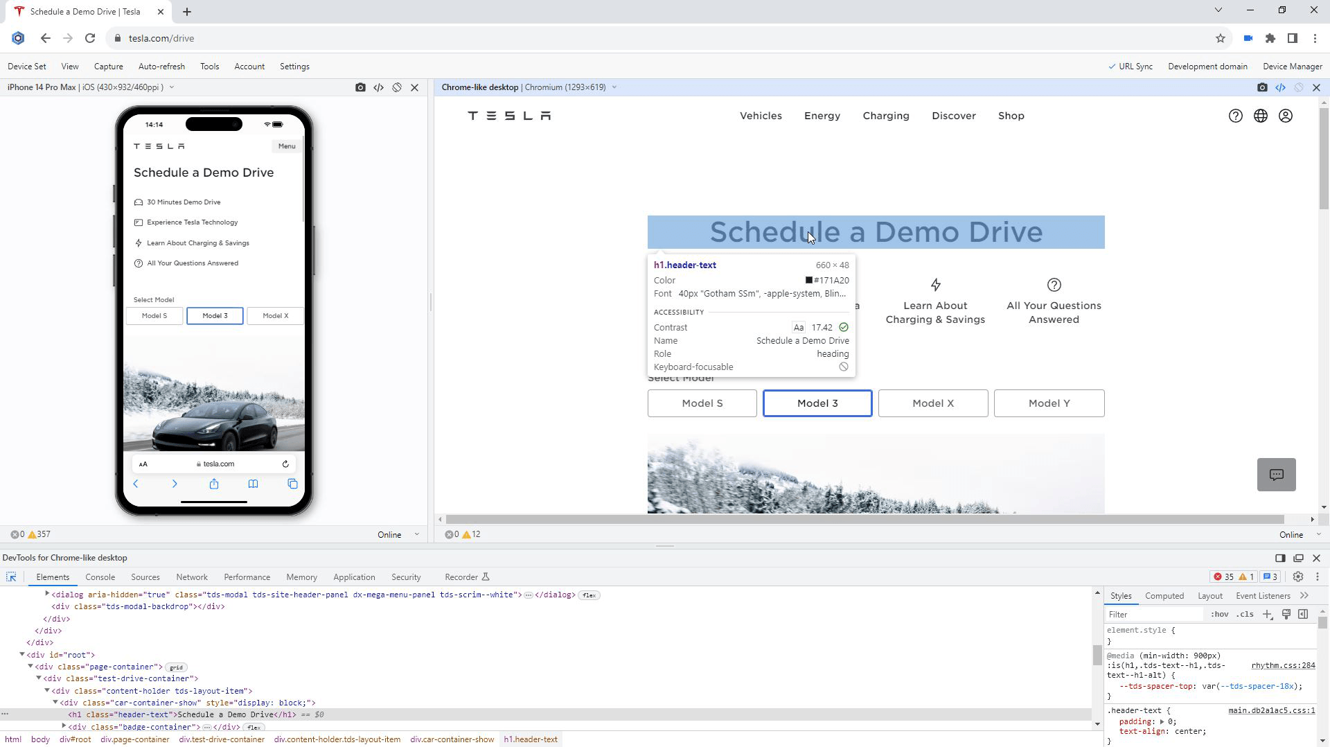 Dock DevTools to bottom