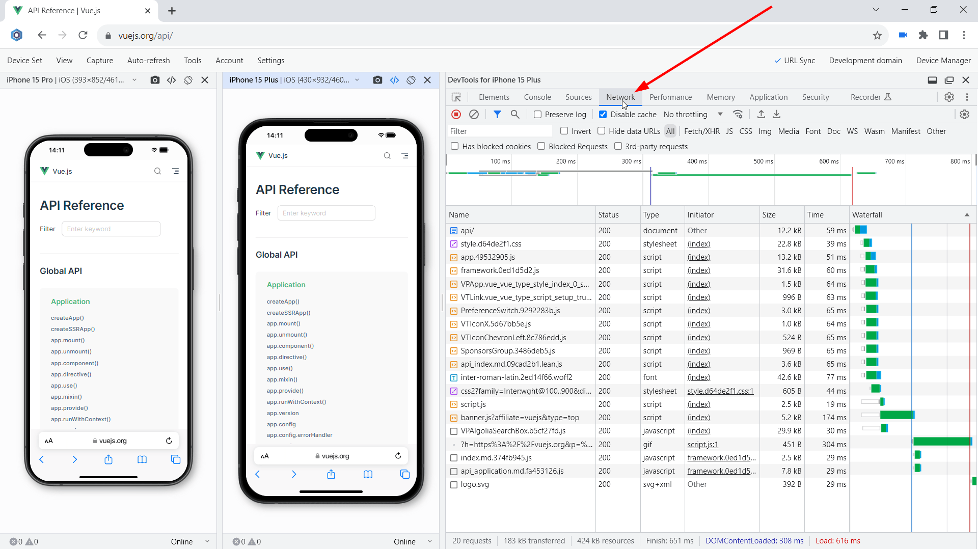 Performance test on iPhones 15 series