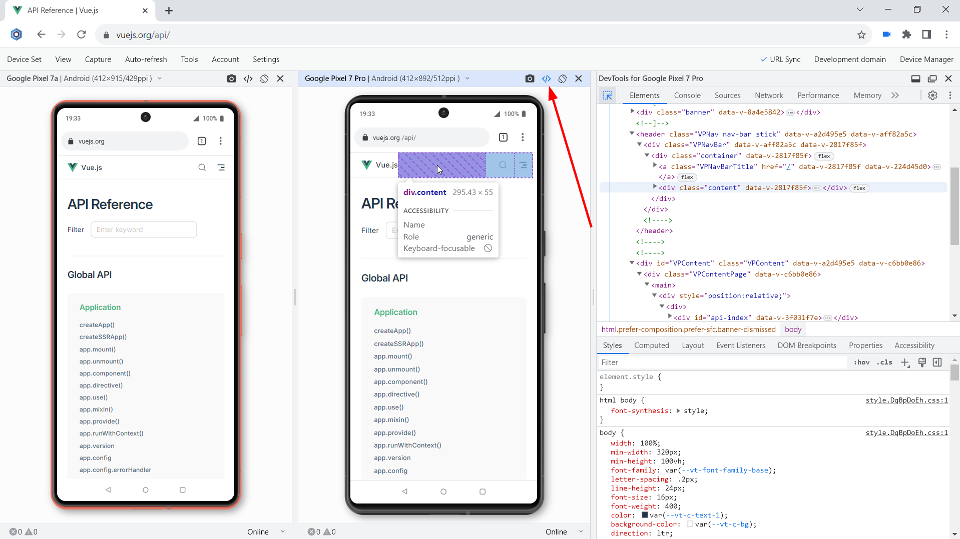 Using Developer Tools on Google Pixels 7-8 series