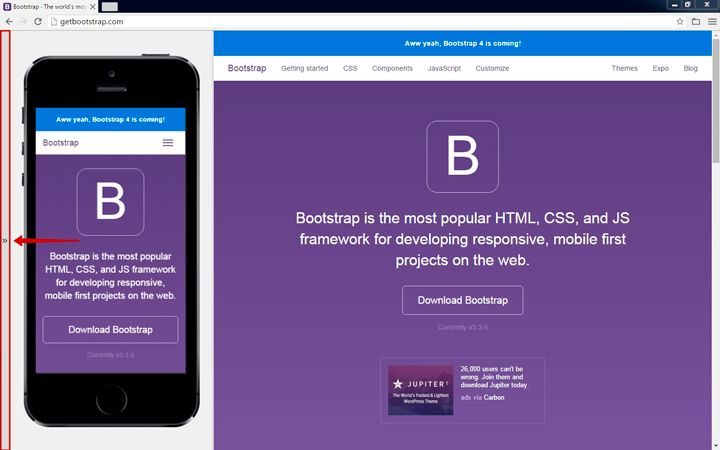 Button show Blisk device list